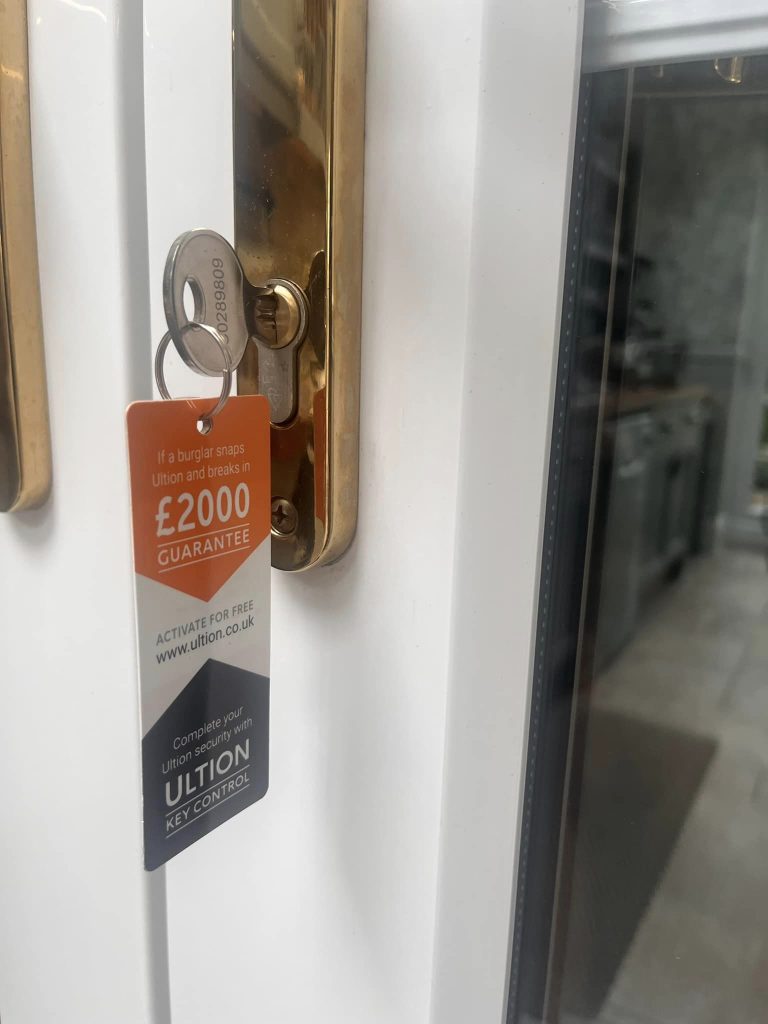 New door lock fitted to a UPVC Patio door in Askern, Doncaster